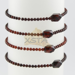 Amber bracelet Small bracelet 18 cm round